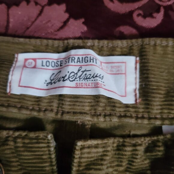 Levi's Loose Fit Brown Tan Corduroy Slacks - Picture 2 of 3